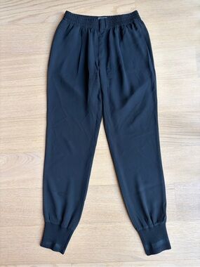 Vince Silk Pants - Black - Size S